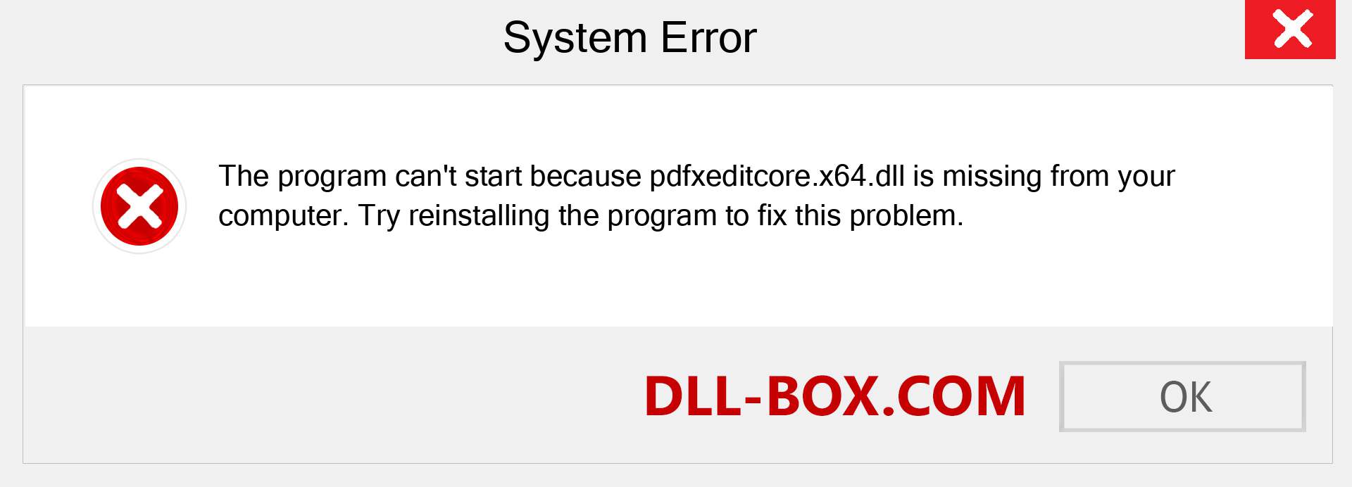  pdfxeditcore.x64.dll file is missing?. Download for Windows 7, 8, 10 - Fix  pdfxeditcore.x64 dll Missing Error on Windows, photos, images